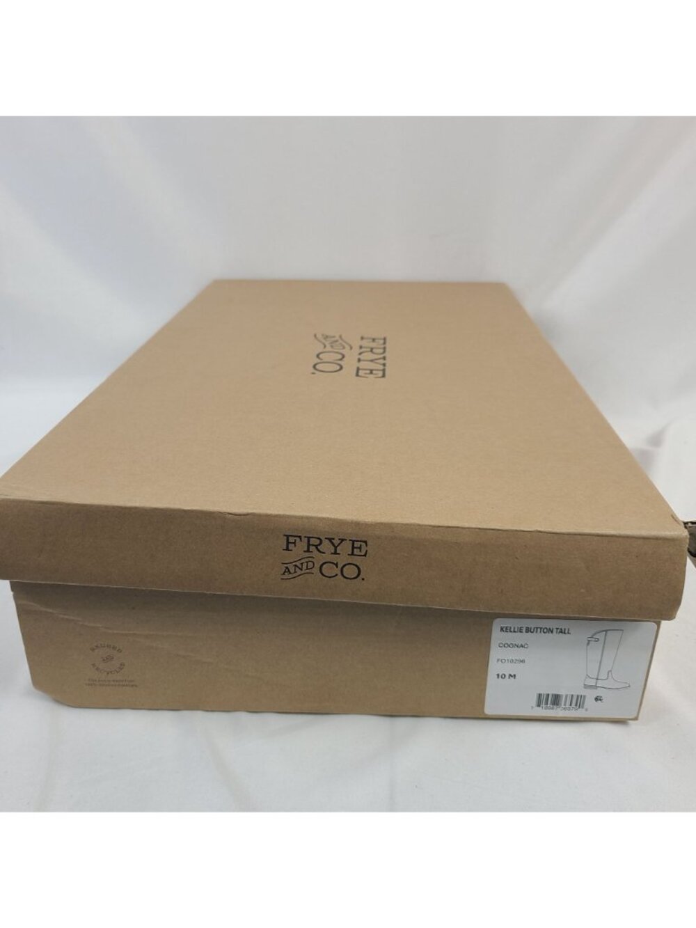 NEW Frye & Co. Kellie Button Tall Cognac Brown Riding Boots Size 10M - Picture 8 of 8